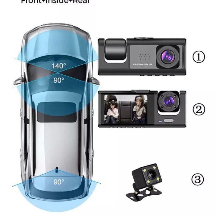 Starktech LEVO D3 FULL HD CON CAMARA INTERIOR + CAMARA TRASERA - StarkTech