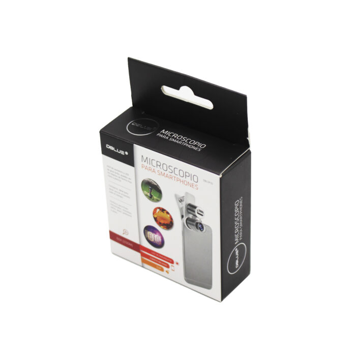 Starktech MICROSCOPIO 60X CON LUZ UV/BLANCA CON CLIP PARA CELULAR - StarkTech