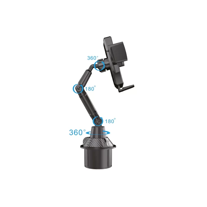 Starktech SOPORTE CELULAR PARA VEHICULOS CON POSA VASOS TECNOLAB - StarkTech